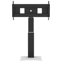 Productimage Elektrisch höhenverstellbare XL Monitorständer, 50 cm Hub, inkl. Kollisionsschutz