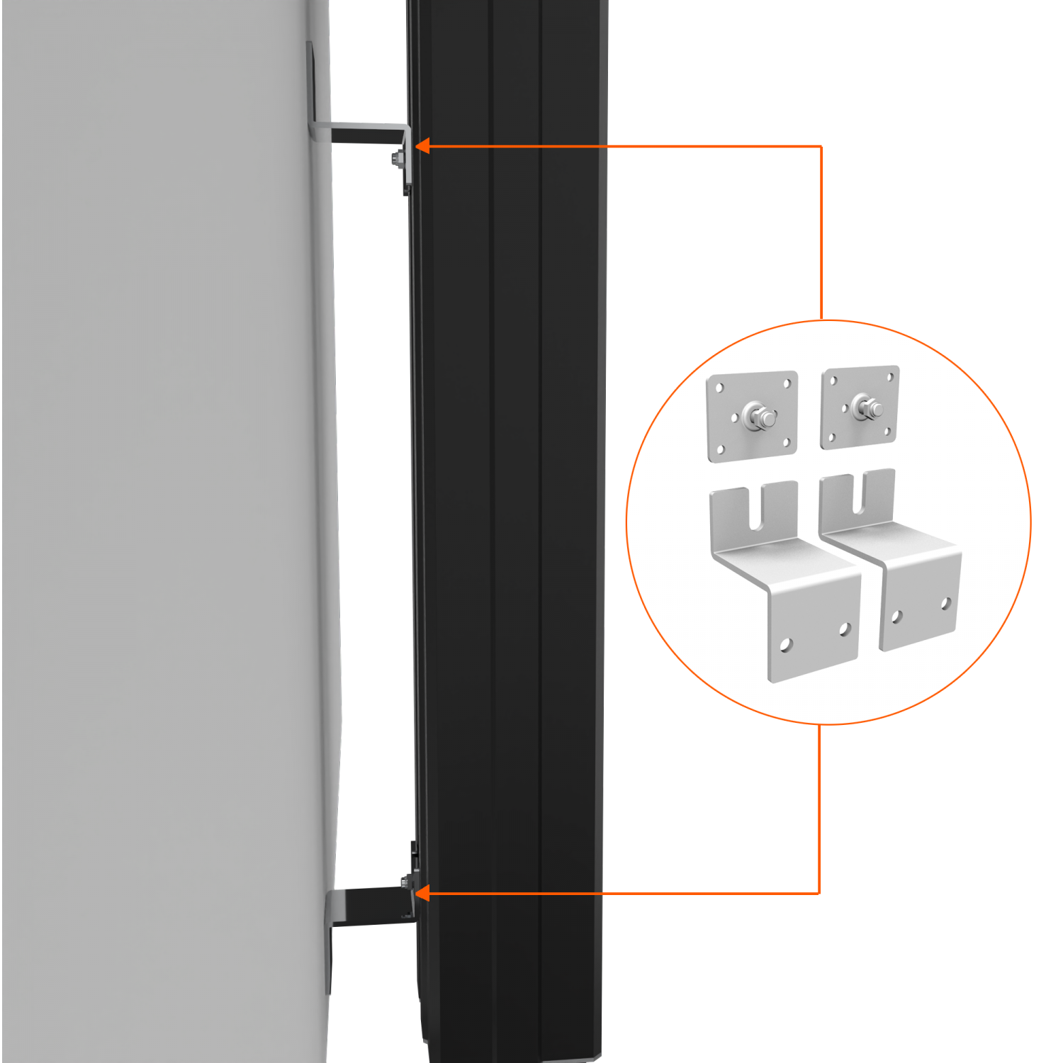 RLI10070WBK TV & Monitor Wall Mount, LITE SERIES