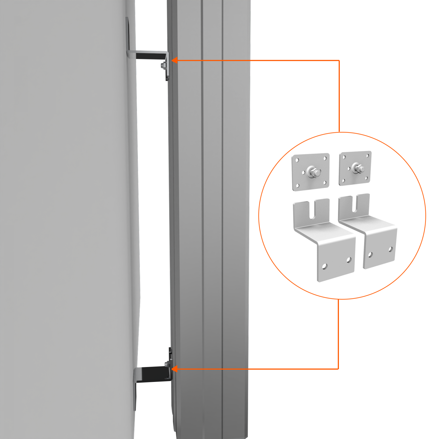 SCETANHVPLP DIGITAL SIGNAGE VESA Monitor Stand