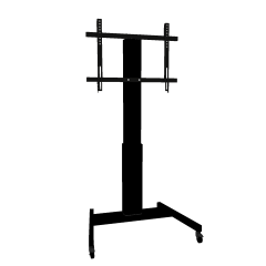 Product image Mobile motorized height adjustable monitor and TV cart, lite series with 50 cm of vertical travel SCETAVLIBK