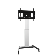 Productimage Electrically height-adjustable TV trolley, mobile monitor stand, 50 cm stroke, incl. collision protection