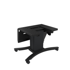 Product image Motorized mobile height and tilt adjustable monitor stand, 50 cm of vertical travel SCETTACM25BK-SN